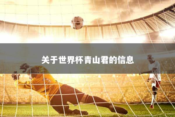 关于世界杯青山君的信息
